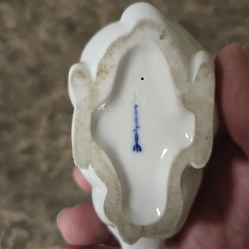 Vintage White Porcelain Bunny Rabbit Figurine Made in Japan Easter Decor